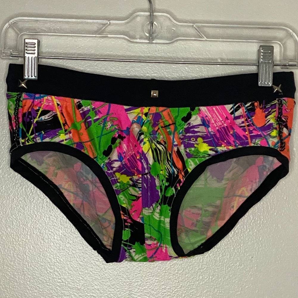 Vuthy Speedo in Edgy Multicolor with Chains & Studs